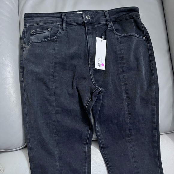 NWT - Zara Women’s The Olivia Split Hem Jeans - Size 12 - Picture 4 of 7